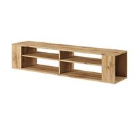 Selsey Weri - Mueble de TV Colgante - para la Sala de Estar - 140 cm - Roble wotan - Moderno