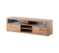 Selsey Wotan - Mueble bajo para televisor (Madera de Roble, 137 x 33 x 42,5 cm)