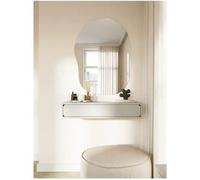 Selsey WUWU - Mesa consola con cajón - suspendida - 90 cm - gris