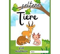 seltene Tiere: zum Ausmalen