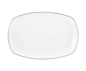 Seltmann 001.755629 Lido Black Line - Bandeja rectangular (35 x 24 cm), color negro
