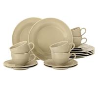 Seltmann Beat - Juego de café (18 piezas), color beige