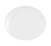 Seltmann Paso 001.015911 - Plato ovalado de porcelana (31,8 x 26,4 cm), color blanco