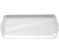 Seltmann Rondo/Liane 001.216302 - Plato para tartas (porcelana, rectangular, 35 x 15 cm), color blanco
