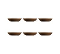 Seltmann Weiden 6 Platos hondos Terra Ø21.2 cm Earth Brown