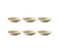 Seltmann Weiden 6 Platos hondos Terra Ø21.2 cm Sand Beige
