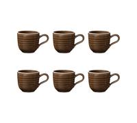Seltmann Weiden 6 Tazas espresso Terra 9 cl Earth Brown