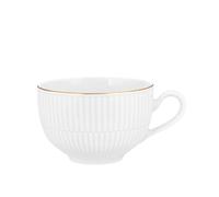 Seltmann Weiden Amina Blanco Con Borde Dorado Vajilla De Porcelana