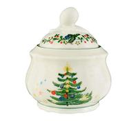 Seltmann Weiden Azucarero 0,21 L Marie Luise Navidad, Porcelana, Verde/Multicolor, 8.9 x 8.9 x 10.3 cm