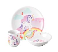 Seltmann Weiden Compact Mein kleines Einhorn Juego Infantil de 3 Piezas, Porcelana, carbón, 21 x 19 x 20 cm