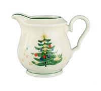 Seltmann Weiden - Jarrita para la Leche (0,18 l Marie Luise Navidad, Porcelana, Verde/Multicolor, 11.1 x 7.7 x 8.6 cm