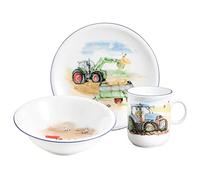 Seltmann Weiden Juego infantil compacto Mi Tractor 3 pzas. de vajilla de porcelana