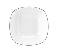 Seltmann Weiden Lido Línea Negra Plato De Postre Cuadrado 15 Cm