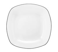 Seltmann Weiden Lido Línea Negra Plato De Sopa Cuadrado 21 Cm