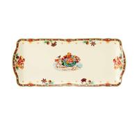 Seltmann Marie-Luise 001.756790 - Bandeja para tartas (rectangular, 34,5 x 15 cm), diseño navideño