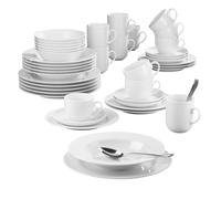 Seltmann Weiden Rondo Liane Blanco Juego de Porcelana 42 Piezas