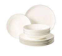 Seltmann Weiden Savona Grey Line Juego de Vajilla Redondo 12 Piezas
