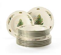 Seltmann Weiden servicio de cena 12 piezas | Set para 6 personas | Serie Marieluise marfil | servicio incluye cada 6 plato de cena, plato de sopa