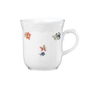 Seltmann Weiden Taza con asa 0,29 L Nostalgie Florecitas, Porcelana, Multicolor, 10.8 x 8.2 x 8.9 cm