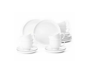 Seltmann Weiden Vajilla de café Lido 18 piezas Blanco