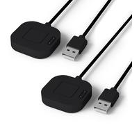 Seltureone 2 cables magnéticos de carga USB compatibles con Xplora X6 Play/Xplora X6 Pro, cable de carga USB magnético portátil, repuesto para relojes inteligentes Xplora para niños, color negro