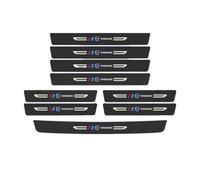 SELUVI Protector Umbral de Puerta de Coche para Volvo S40 2004-2012, Fibra de Carbono Pegatinas Protector Decoración para Estribos de Coche Umbral Puerta Antiarañazos Accesorios,9PCS