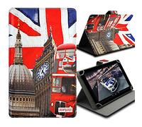 Seluxion - Funda de Protección Universal y Mode soporte con motivo ZA06 para Tablet Thomson teo-quad7bk8 7 "