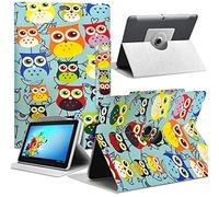 Seluxion KJ23 - Funda tipo libro para Lenovo TAB4 de 10L y 4G de 10", diseño de flores