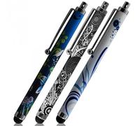 Seluxion - Pack de 3 bolígrafos universales con motivos HF08, HF09 y HF18 para tablet táctil Archos 101 Magnus Plus