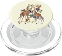 Selva Animal Vida Silvestre Safari Zoo Tema Animales Salvajes PopSockets PopGrip para MagSafe