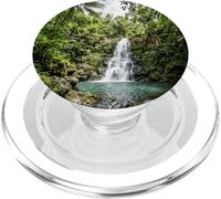 Selva Cascada Bosque Tropical Paisaje Escénico Gráfico PopSockets PopGrip para MagSafe