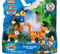 Patrulla Canina - Figuras DE ACCIÓN Jungle PUPS: Chase, Tracker y Tiger con Lanzador de Proyectiles - 6068629 - Patrulla Canina Juguetes - Juguetes Niños 3 Años + - Regalo Niño 3 Años +