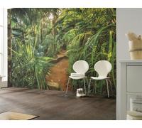 Selva Papel Pintado Mural 366x254cm Verde Botánica Mural Dormitorio Comedor