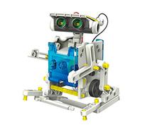 SELVA Robot Solar 14 en 1 - Construye 14 Modelos Diferentes con sólo 1 Kit (más de 200 componentes) - La Placa Solar suministra energía para la locomoción