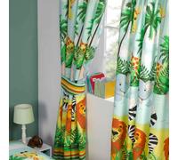 Selva-Tástica Dormitorio Niños - Individual, Doble, Menor, Cortinas, Papel Borde