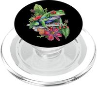 Selva Tropical de Rana arbórea de Ojos Rojos PopSockets PopGrip para MagSafe