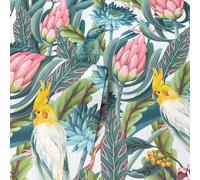 Rainforest Escape Papel Pintado Texturizado Vinilo Aves Follaje Arthouse Multi