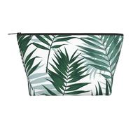 Selva Tropical, Patrón Sin Costuras con Hojas De Palma, Bolsa de artículos de tocador Bolsa de Maquillaje Bolsa de cosméticos Bolsa de artículos de tocador de Viaje portátil