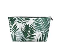 Selva Tropical, Patrón Sin Costuras con Hojas De Palma, Bolsa de artículos de tocador Bolsa de Maquillaje Bolsa de cosméticos Bolsa de artículos de tocador de Viaje portátil