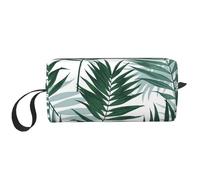Selva Tropical, Patrón Sin Costuras con Hojas De Palma, Bolsa de Maquillaje Bolsa de cosméticos Bolsa de artículos de tocador de Viaje portátil Bolsa de Maquillaje