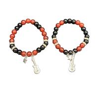 SELVFZ 2 pulseras de Halloween con diseño de arañas para parejas, pulseras de amistad para uso diario a juego para hombre