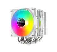 SELVFZ 6Heat Pipe - Enfriadores de CPU de doble torre PWM de 4 pines ARGB con disipador de calor de aluminio para sistemas de funcionamiento silencioso, enfriadores de CPU