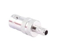 SELVFZ Adaptador de metal BNC C K3 para transferencia de señales BNC C K3 macho a hembra conectores de metal