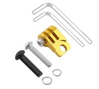 SELVFZ Adaptador de montaje de lámpara de iluminación para bicicletas, base de soporte de computadora, base de lámpara de iluminación plegable para bicicleta, soporte de cámara deportiva, luz plegable