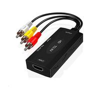 SELVFZ Adaptador macho AV a convertidor caja 1080P 60Hz a HDTV VCD Av convertidor para cable de conversión multipuerto largo