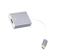 SELVFZ Adaptador USB C a HDMI 4K de aluminio tipo C a HDMI para proyección de laptop, smartphone, tabletas, televisores, monitores, cable adaptador HDMI