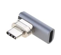 SELVFZ Adaptador USB C de 100 W, 24 pines, tipo C, convertidor de datos de imán de carga rápida, datos de 10 Gbp/s para más dispositivos tipo C