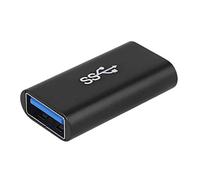 SELVFZ Adaptador USB portátil hembra a hembra, cable de extensión, acoplador, convertidor para teléfono, tabletas, laptop, adaptador USB a C