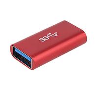 SELVFZ Adaptador USB portátil hembra a hembra, cable de extensión, acoplador, convertidor para teléfono, tabletas, laptop, adaptador USB a C