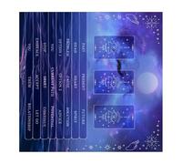 SELVFZ Adivinaciones Tarjetas Mantel Tapiz Astrología Brujería Cubierta Tela Decoración de Pared Tarjeta de Lectura Tarots Mantel Tarjeta de Lectura Tarots Tarots Mantel Espiritual Deckcloth